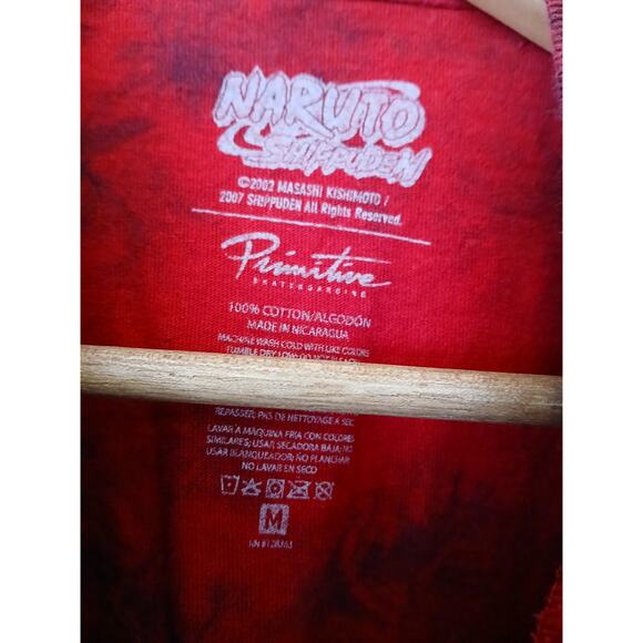 Naruto Shippuden 2007 Primitive Itachi Back hit Red Short Sleeve Shirt - Picture 3 of 3